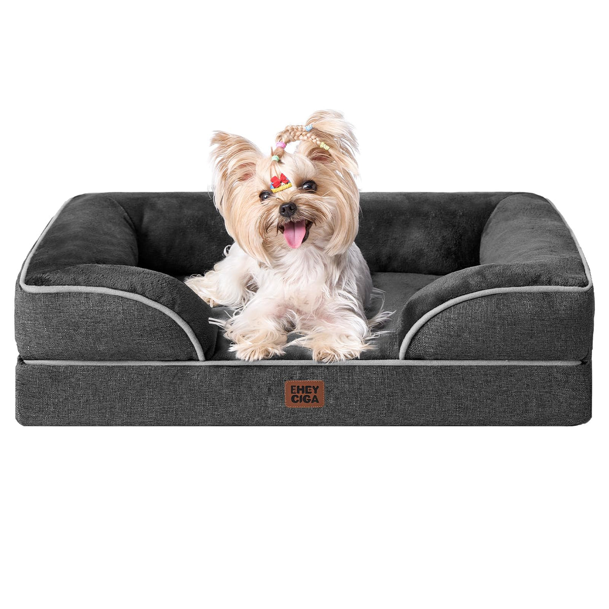 EHEYCIGA Orthopedic Dog Bed, Waterproof Washable Pet Bed Multiple Sizes - Bellhaven & Co.