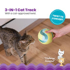 Catstages Tower of Tracks Cat Toy 3-Level Track Tower with 6 Balls Interactive - Bellhaven & Co.