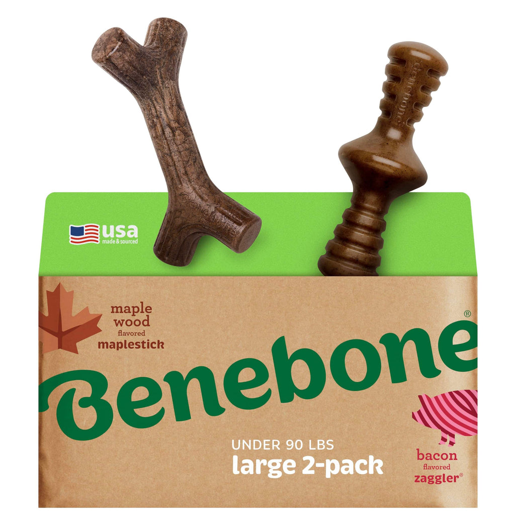 Benebone Medium 4-Pack Dog Toys for Aggressive Chewers - Bellhaven & Co.