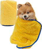 PETHROOM Ultra Absorbent Pet Towel Quick-Drying Soft Microfiber Dog & Cat Bath Towel