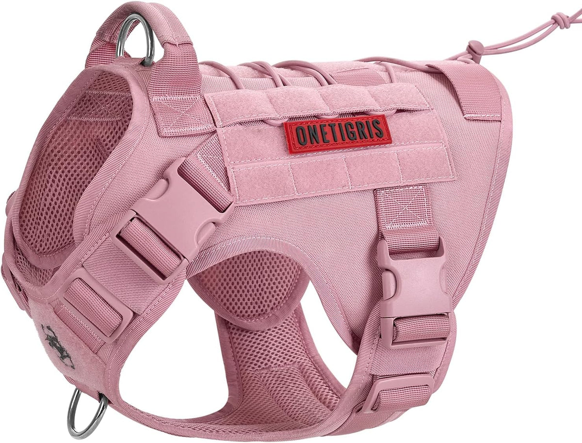 OneTigris Tactical Dog Harness Vest No-Pull Service Dog Vest  Multiple Colors XXS-XL