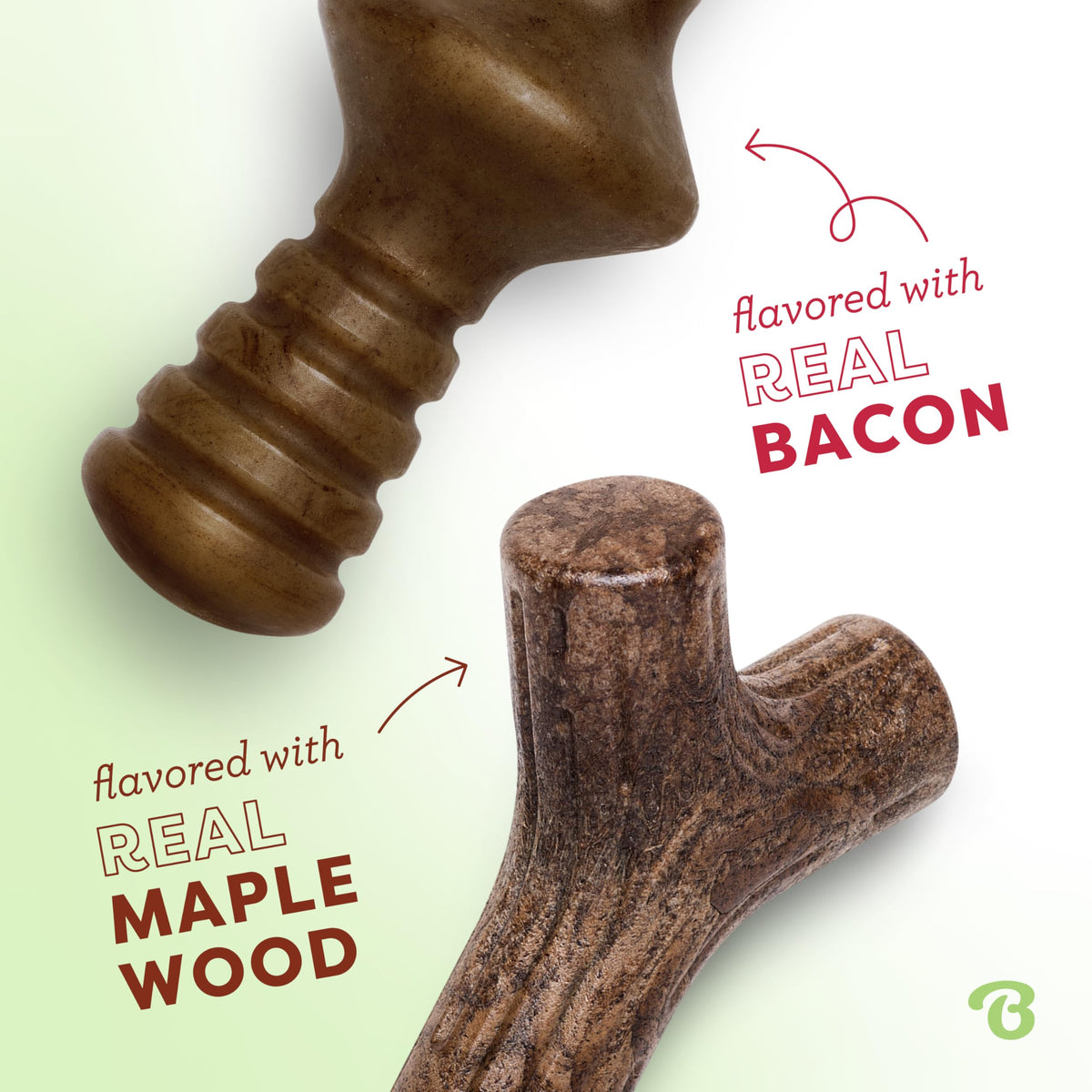 Benebone Medium 4-Pack Dog Toys for Aggressive Chewers - Bellhaven & Co.