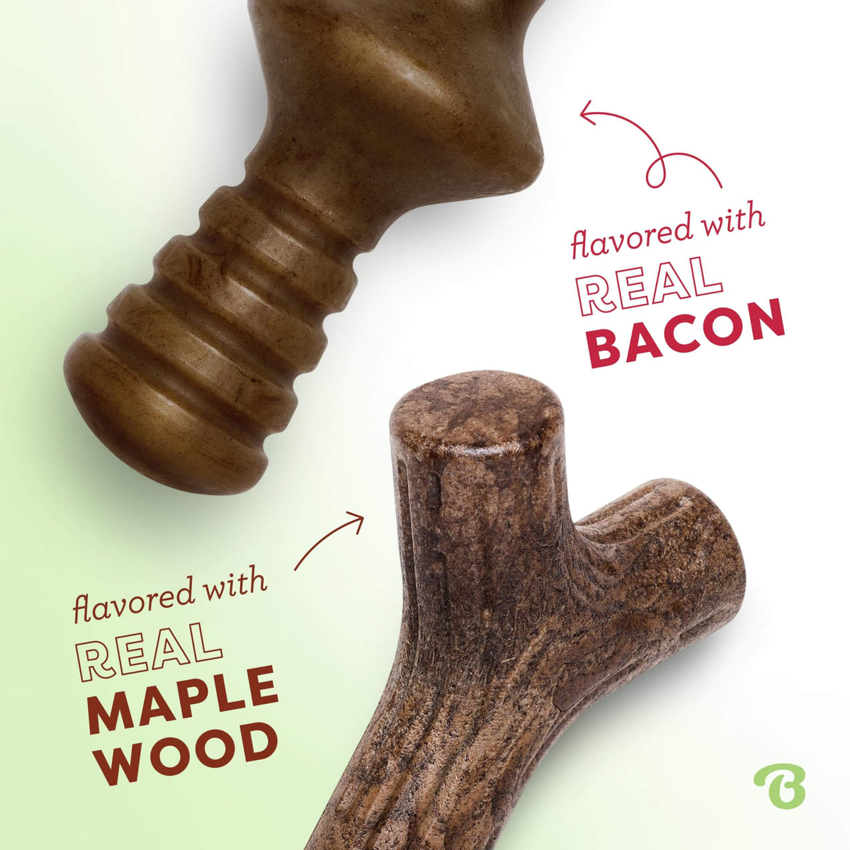 Benebone Medium 4-Pack Dog Toys for Aggressive Chewers - Bellhaven & Co.