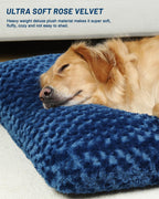 Washable Dog Bed Small to Large Size Dog Crate Bed Plush Pet Bed - Bellhaven & Co.