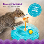 Catstages Tower of Tracks Cat Toy 3-Level Track Tower with 6 Balls Interactive - Bellhaven & Co.