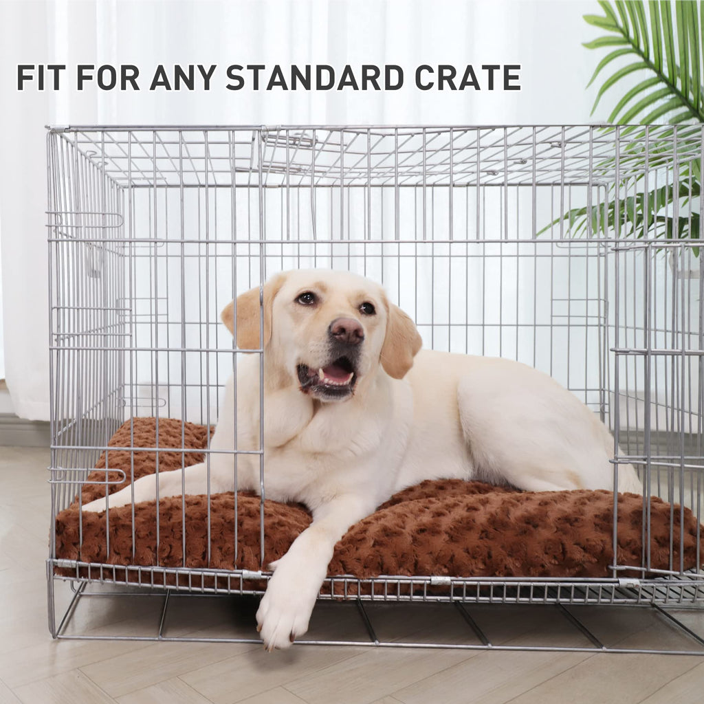 Washable Dog Bed Small to Large Size Dog Crate Bed Plush Pet Bed - Bellhaven & Co.