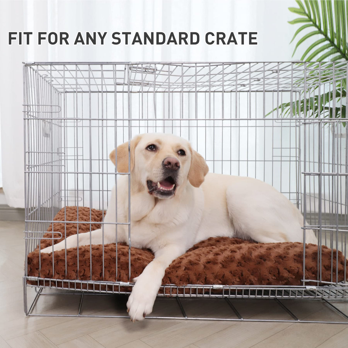 Washable Dog Bed Small to Large Size Dog Crate Bed Plush Pet Bed - Bellhaven & Co.