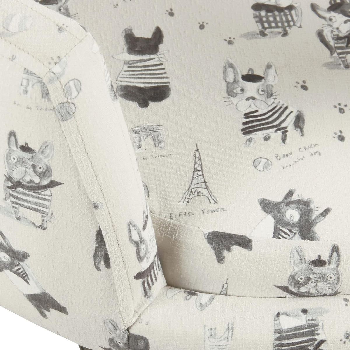 HomePop Upholstered Curved Pet Bed Luxury Cat & Dog Rasied Bed - Bellhaven & Co.