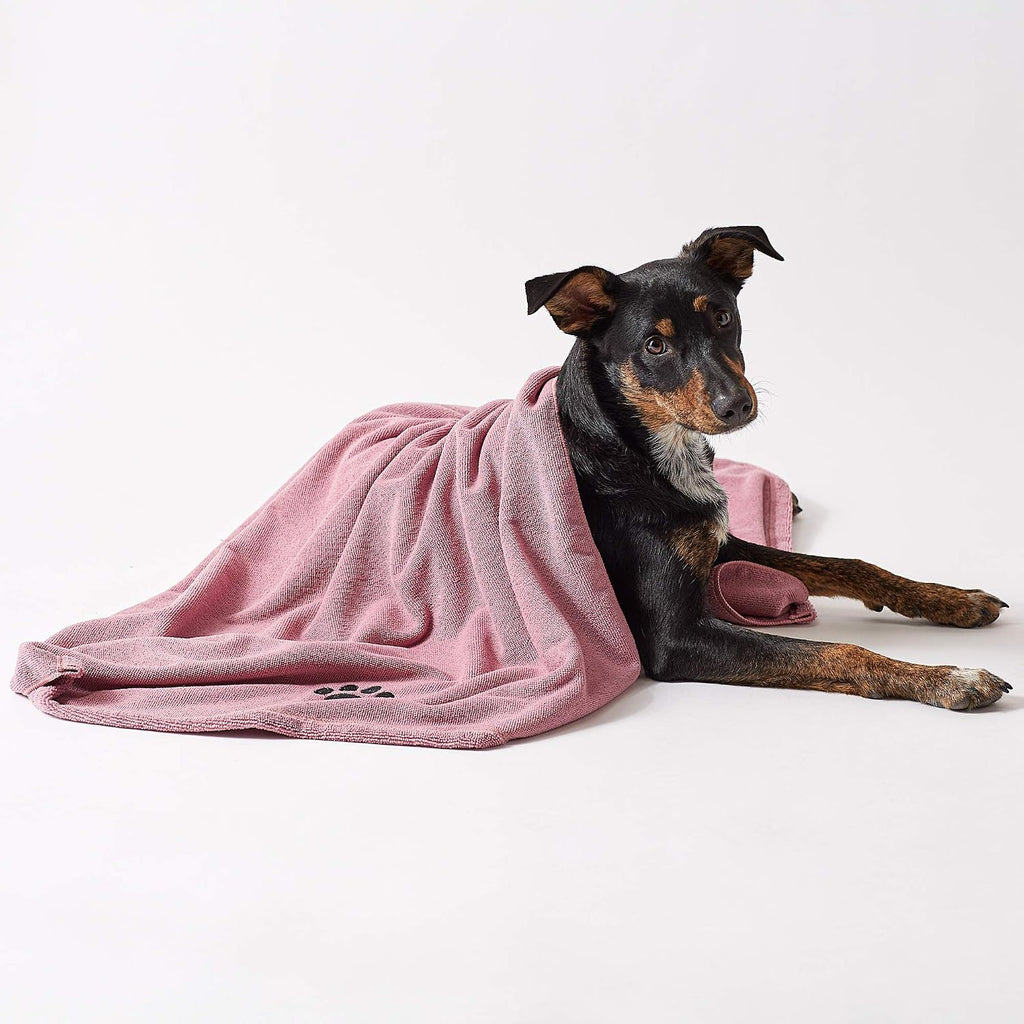 Bone Dry Pet Grooming Towel Collection Absorbent Microfiber Multiple Color Options