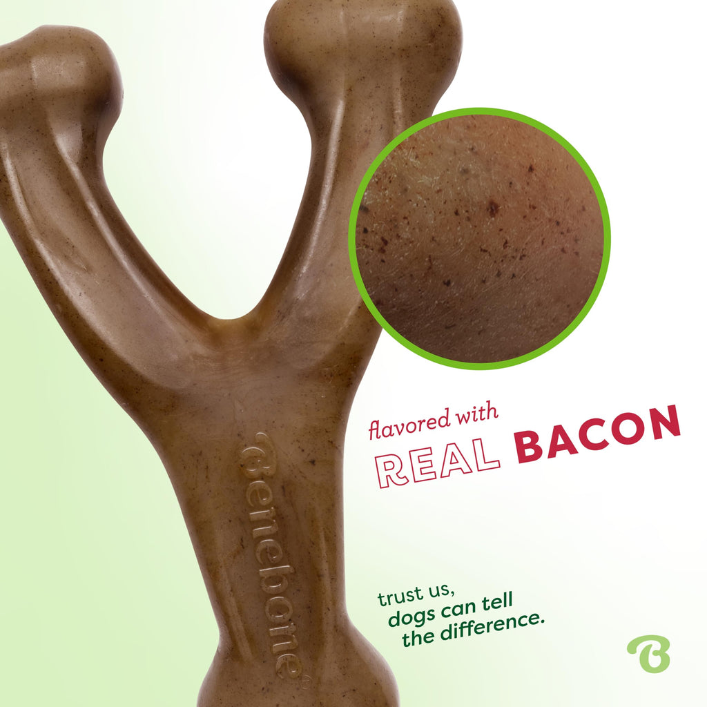 Benebone Wishbone Durable Dog Chew Toy for Aggressive Chewers Single or Double Packs - Bellhaven & Co.