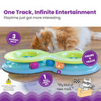 Catstages Tower of Tracks Cat Toy 3-Level Track Tower with 6 Balls Interactive - Bellhaven & Co.