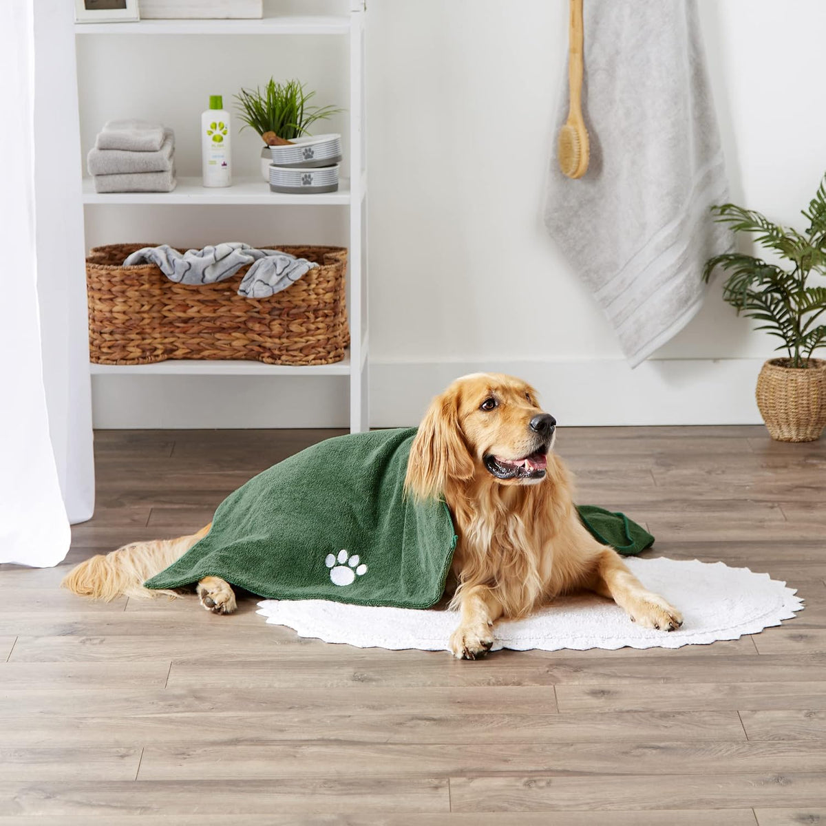 Bone Dry Pet Grooming Towel Collection Absorbent Microfiber Multiple Color Options