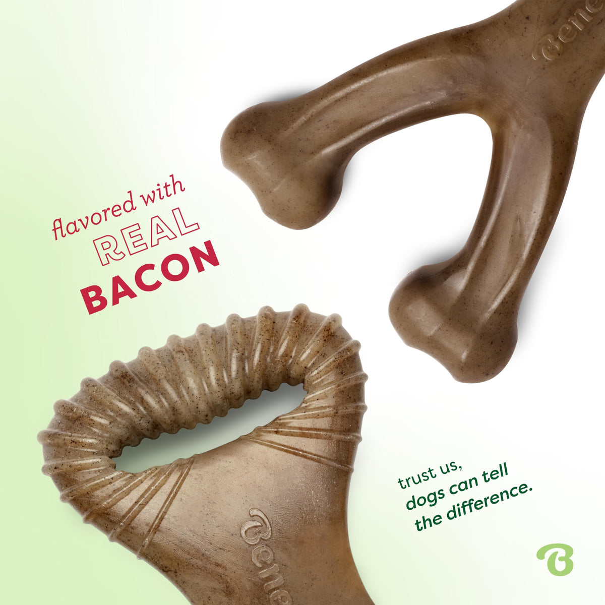 Benebone Medium 4-Pack Dog Toys for Aggressive Chewers - Bellhaven & Co.