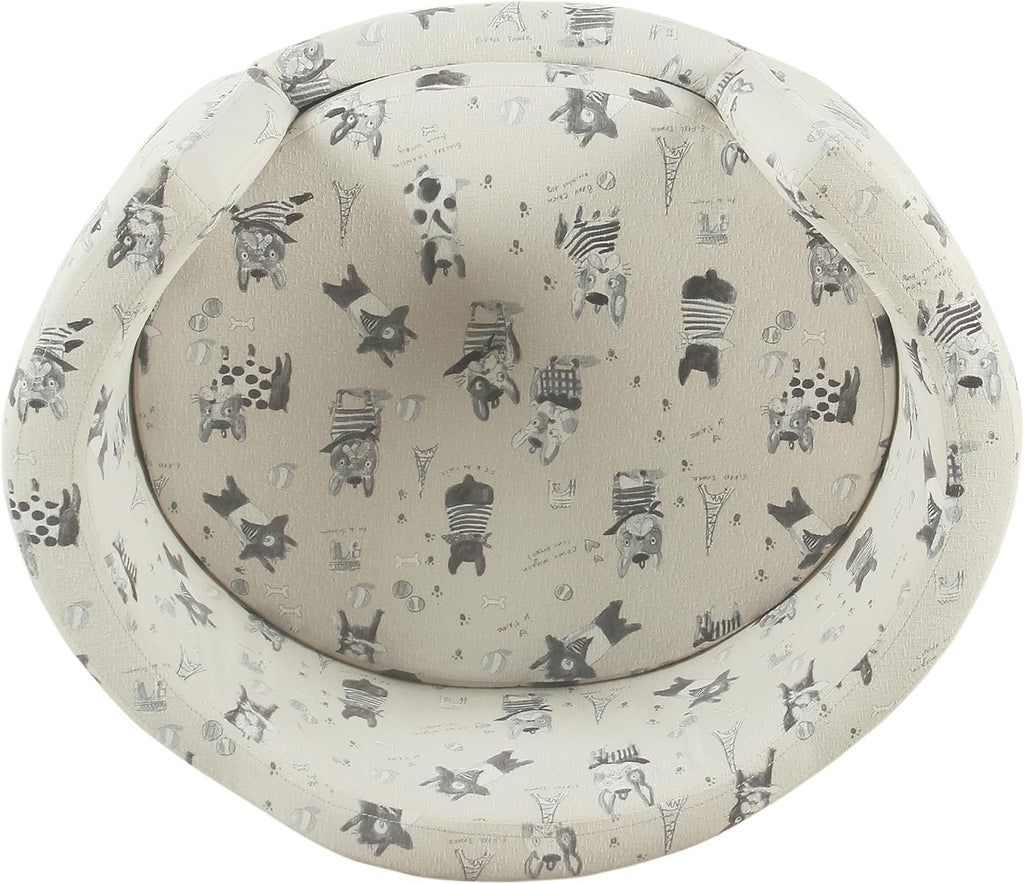 HomePop Upholstered Curved Pet Bed Luxury Cat & Dog Rasied Bed - Bellhaven & Co.