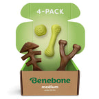 Benebone Medium 4-Pack Dog Toys for Aggressive Chewers - Bellhaven & Co.