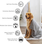Bone Dry Pet Grooming Towel Collection Absorbent Microfiber Multiple Color Options
