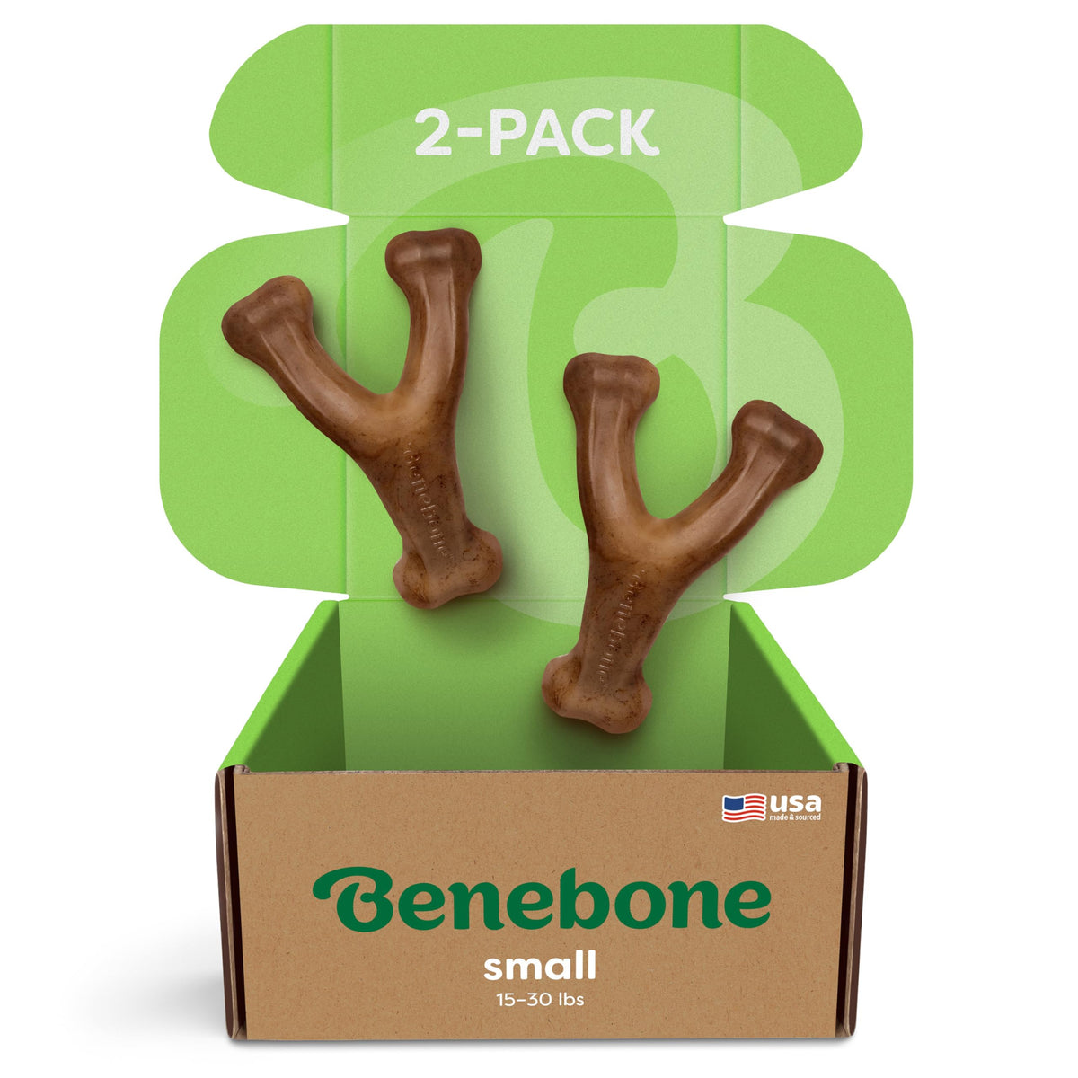Benebone Wishbone Durable Dog Chew Toy for Aggressive Chewers Single or Double Packs - Bellhaven & Co.