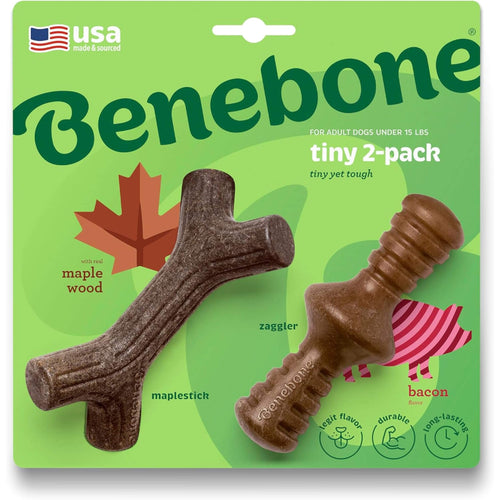 Benebone Medium 4-Pack Dog Toys for Aggressive Chewers - Bellhaven & Co.