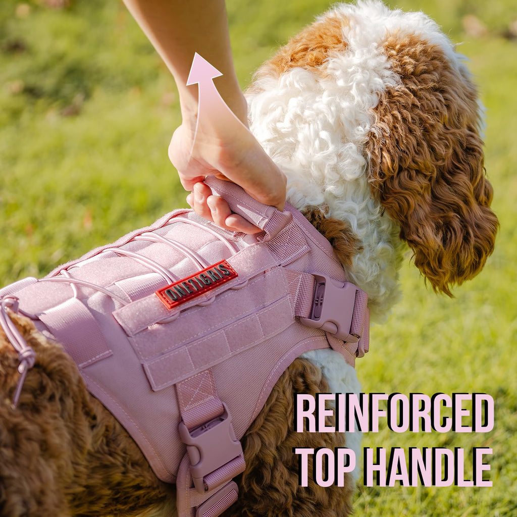 OneTigris Tactical Dog Harness Vest No-Pull Service Dog Vest  Multiple Colors XXS-XL