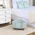 HomePop Upholstered Curved Pet Bed Luxury Cat & Dog Rasied Bed - Bellhaven & Co.