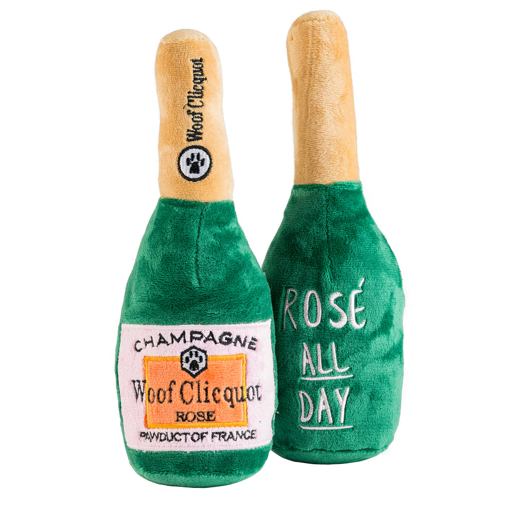 Woof Clicquot Rose' Plush Dog Toy - Bellhaven & Co.