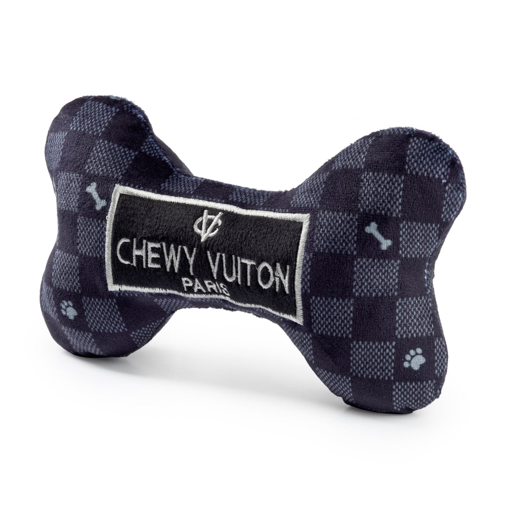 Black Checker Chewy Vuiton Bone - Bellhaven & Co.