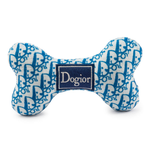 Dogior Bone | Squeaky Plush Dog Toy with Crinkle & Mesh Lining - Bellhaven & Co.