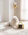 Fursace Handbag | Squeaky Plush Dog Toy with Crinkle & Mesh Lining - Bellhaven & Co.