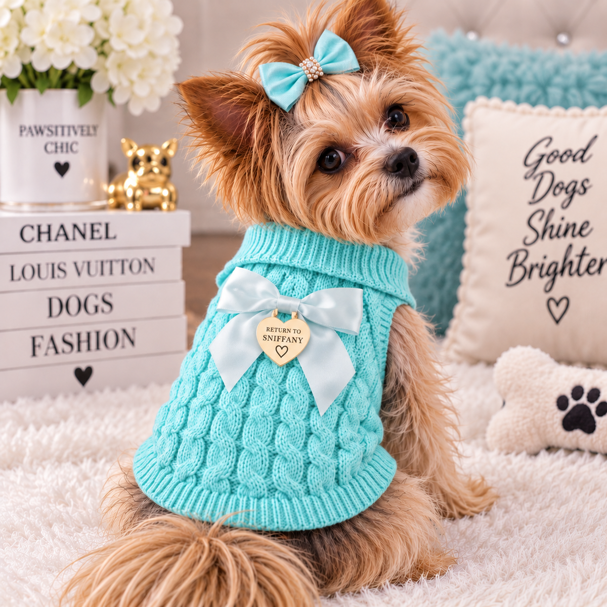 Sniffany Knit Dog Sweater