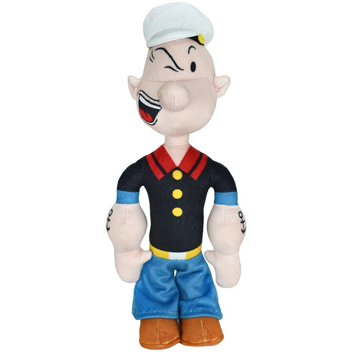 Popeye®! Tough and fit with tons of grit – he yam what he yam Plush Dog Toy 11" - Bellhaven & Co.